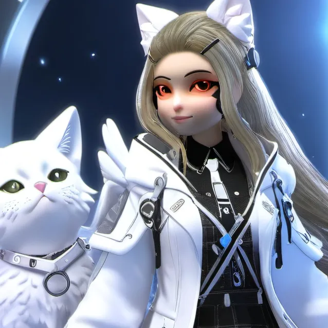 chat with ai character: Angel neko