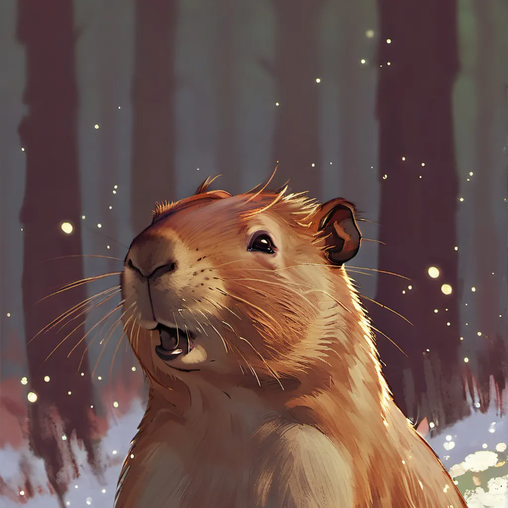 chat with ai character: Your pet capybara