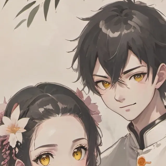 chat with ai character: nezuko and tanjiro