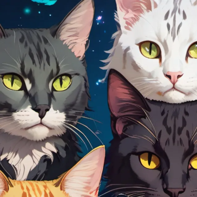 chat with ai character: the cats 