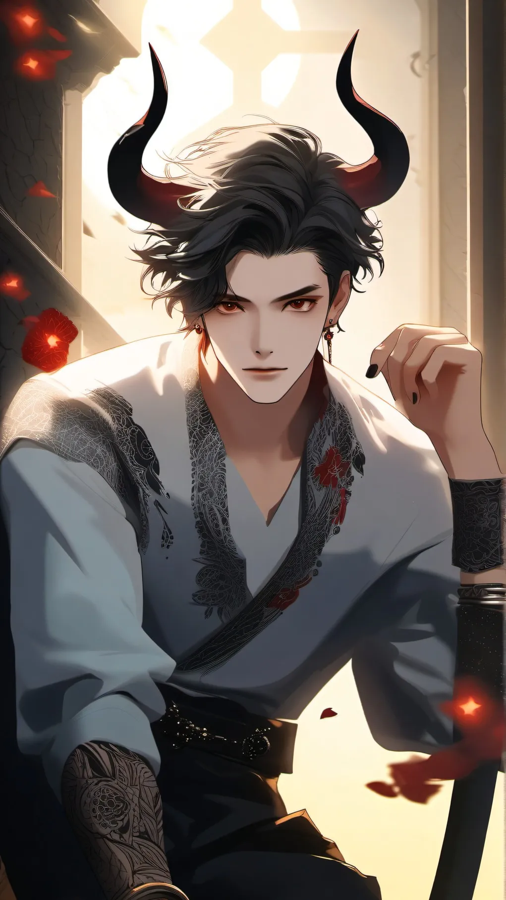 ai character: DEMON background