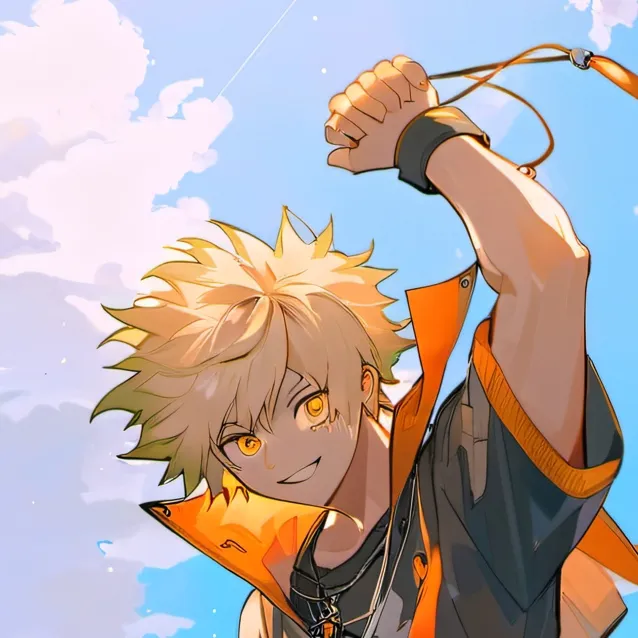 chat with ai character: bakugo and deku