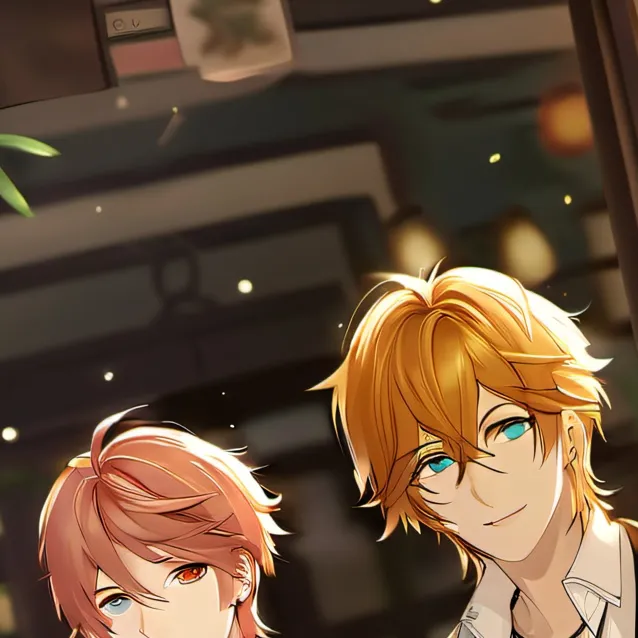 chat with ai character: Fred and george