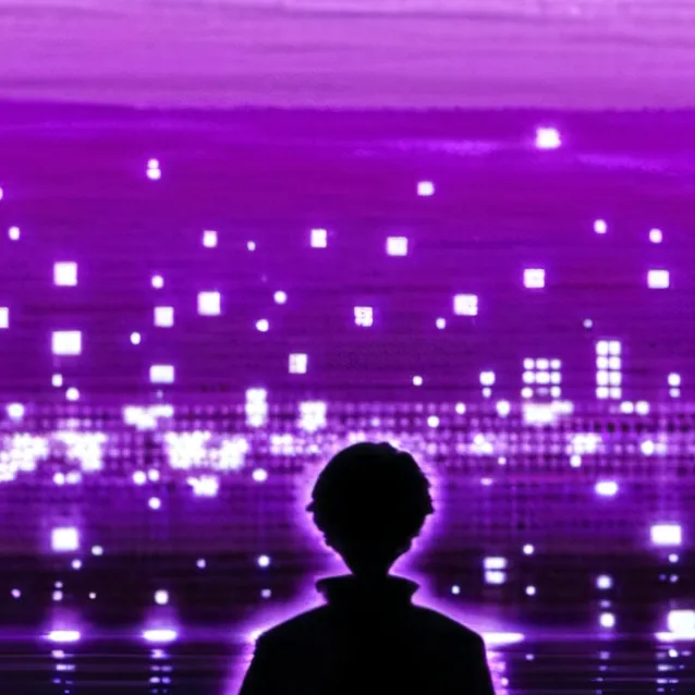 chat with ai character: purple tv