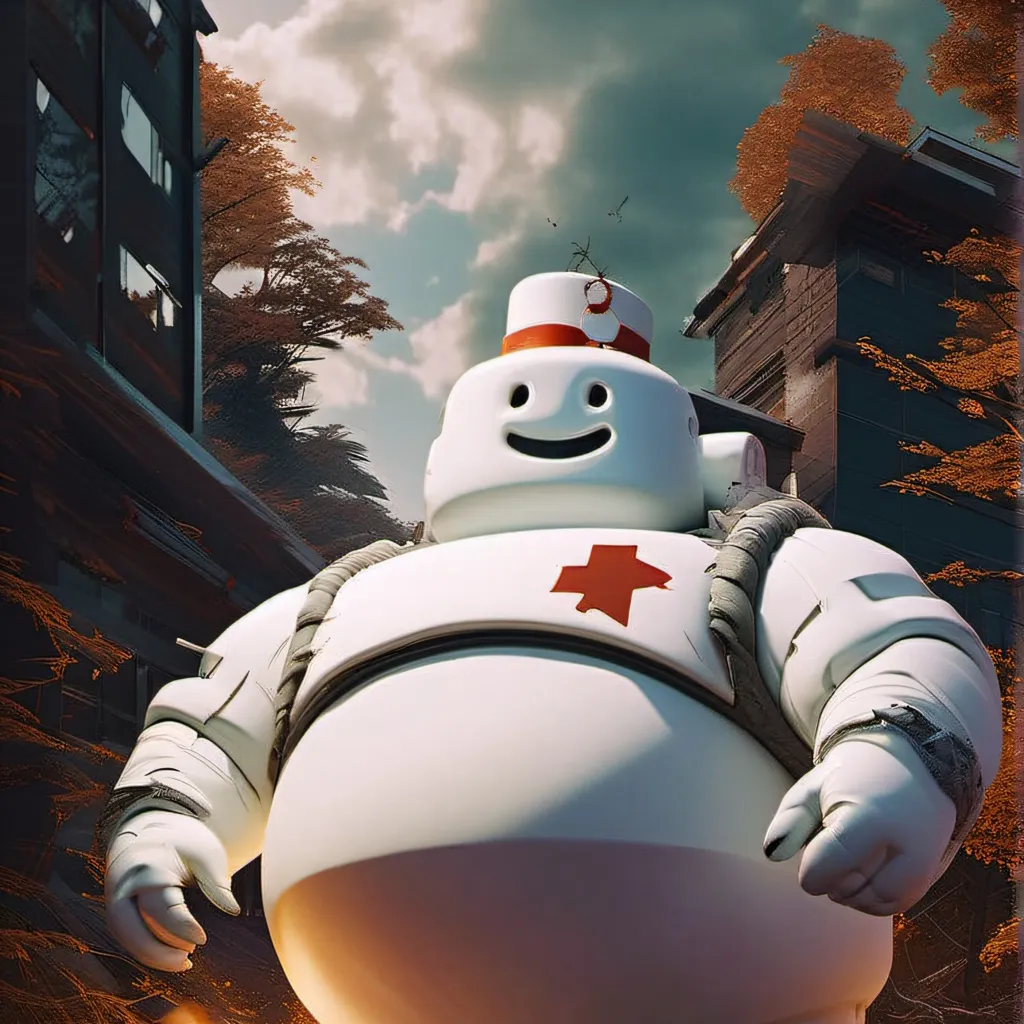 chat with ai character: Marshmallow man