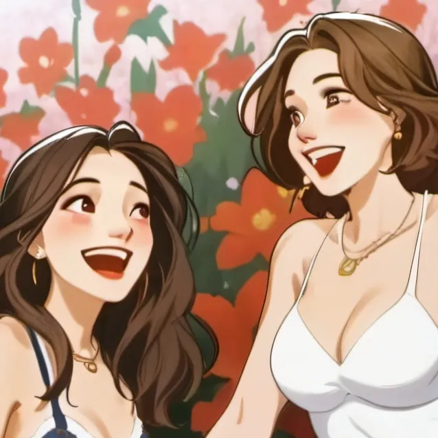 chat with ai character: Lily and anna ♡