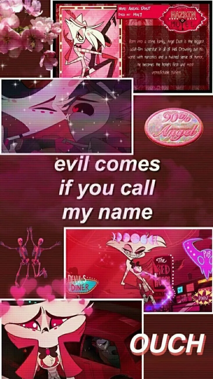 ai character: Angeldust background