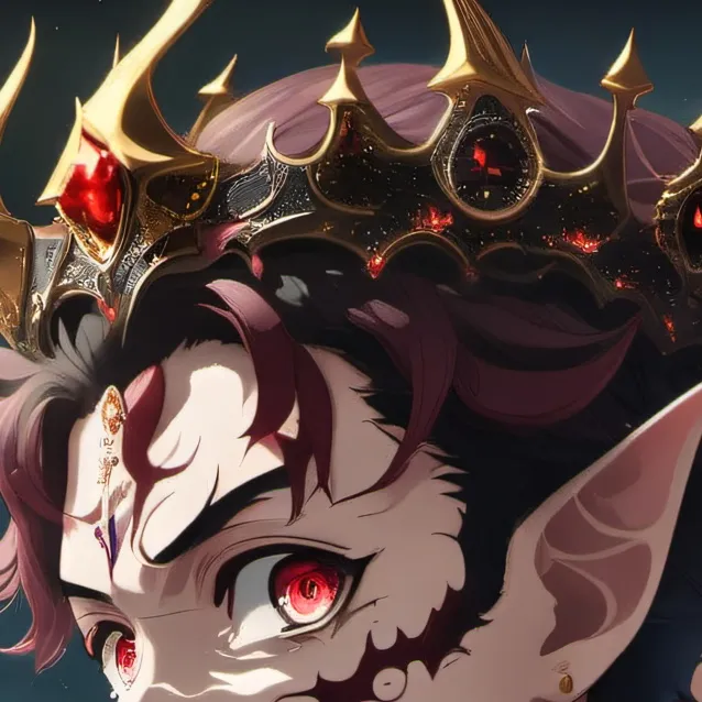 chat with ai character: Demon king tanjiro