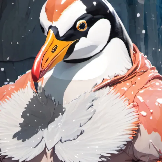 chat with ai character: Penguin man