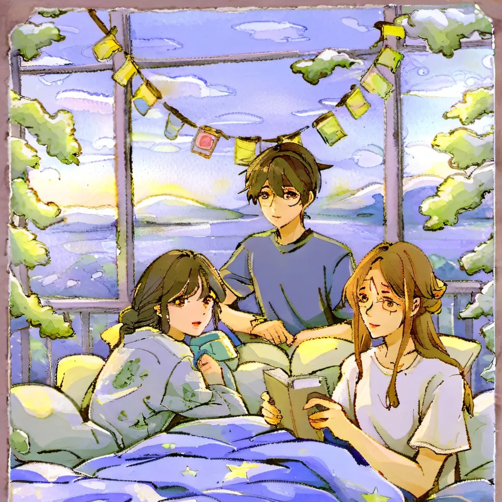 chat with ai character: Sleepover v.2