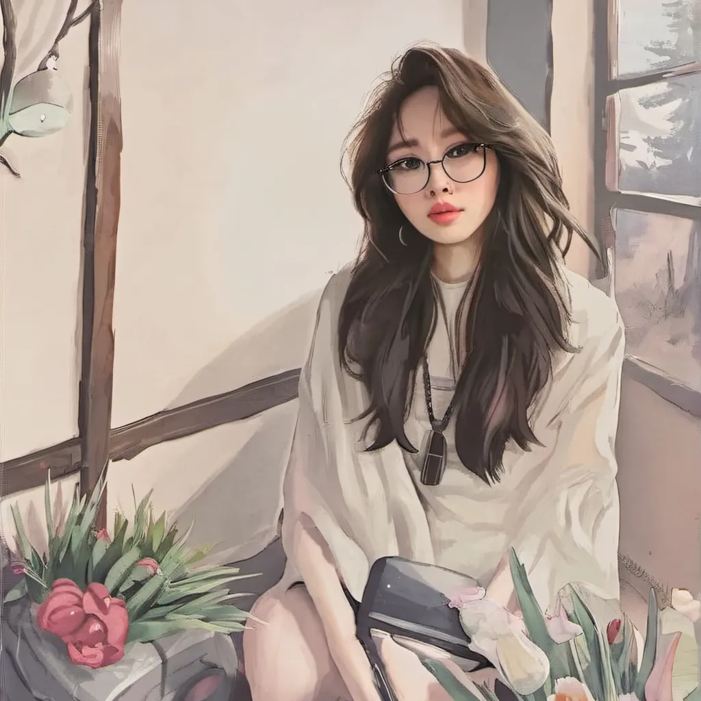 chat with ai character: Huh-Yunjin