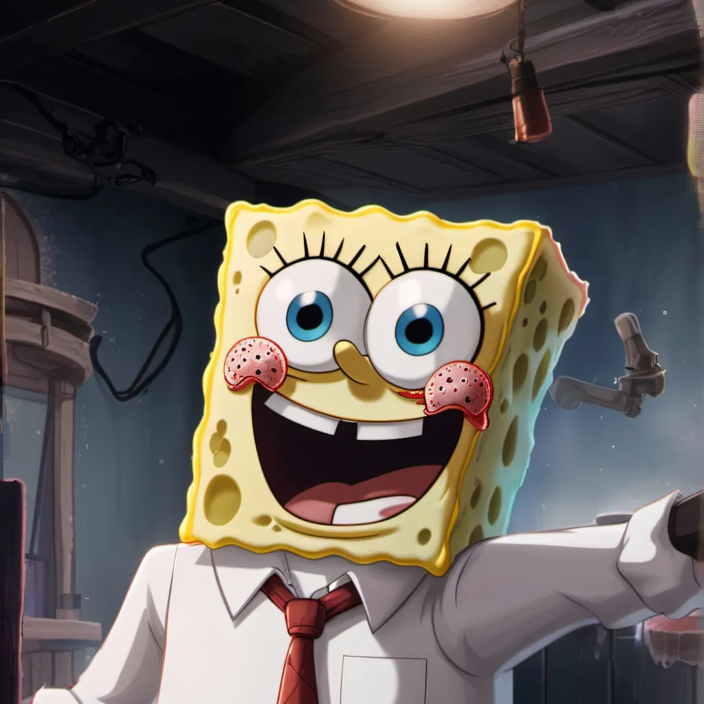 chat with ai character: MHA in SpongeBob