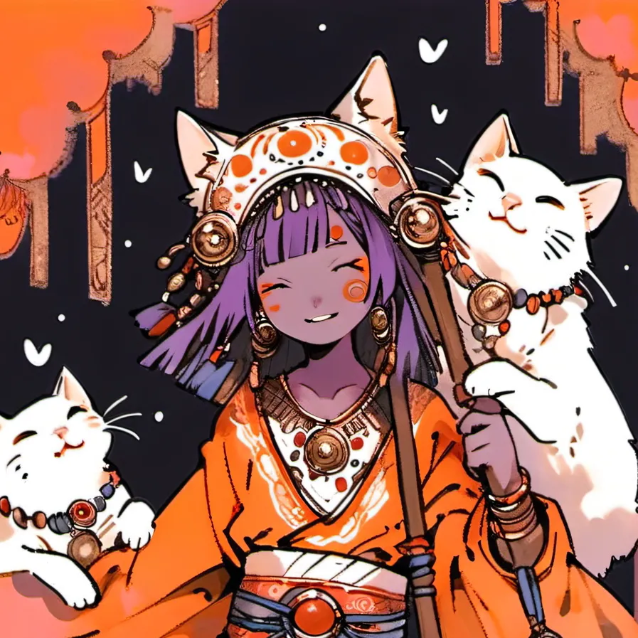 chat with ai character: Girl catnap