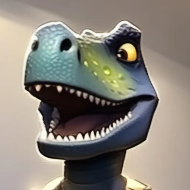 chat with ai character: gigglesaurus