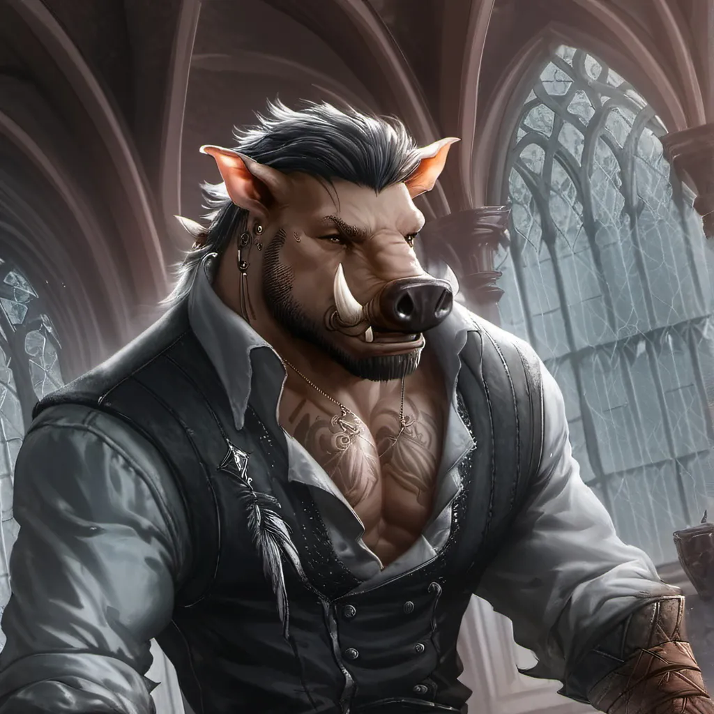 chat with ai character: Boar daddy