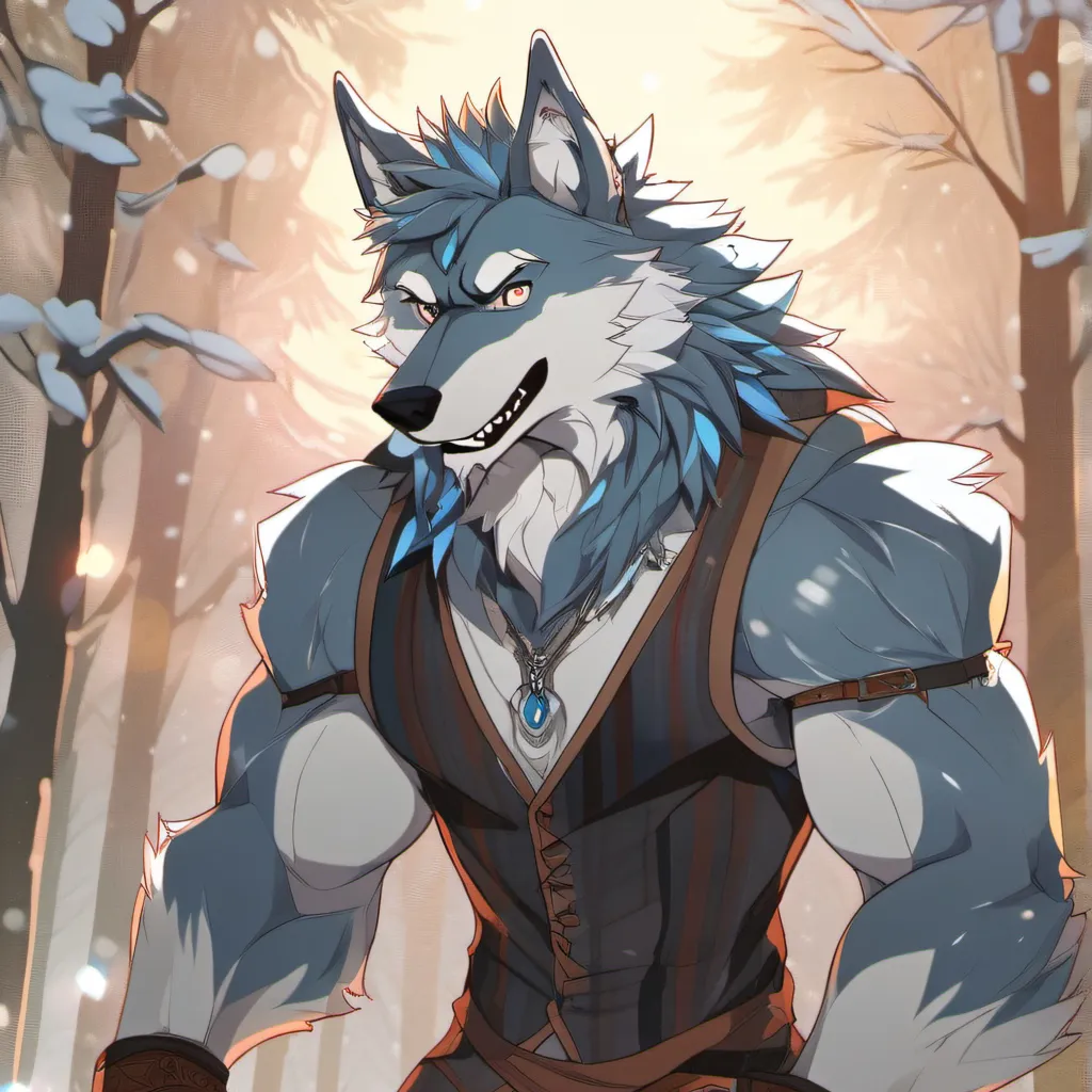 chat with ai character: Frost the wolf 