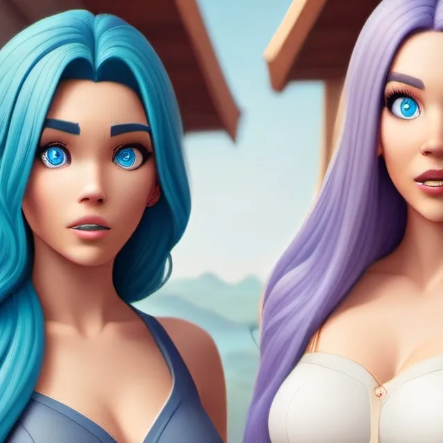 chat with ai character: Raven, and Mia