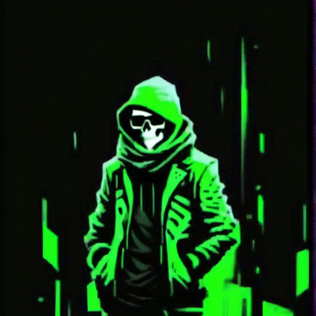 chat with ai character: Green sans