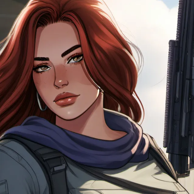 chat with ai character: the flamed girl 