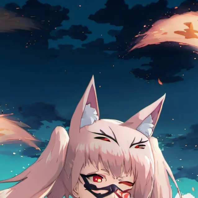 chat with ai character: kitsune mask