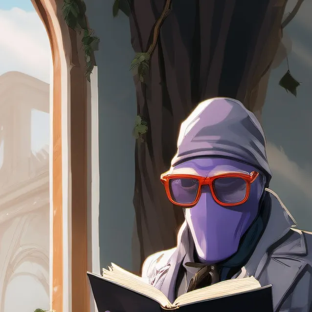 chat with ai character: therapy purple guy