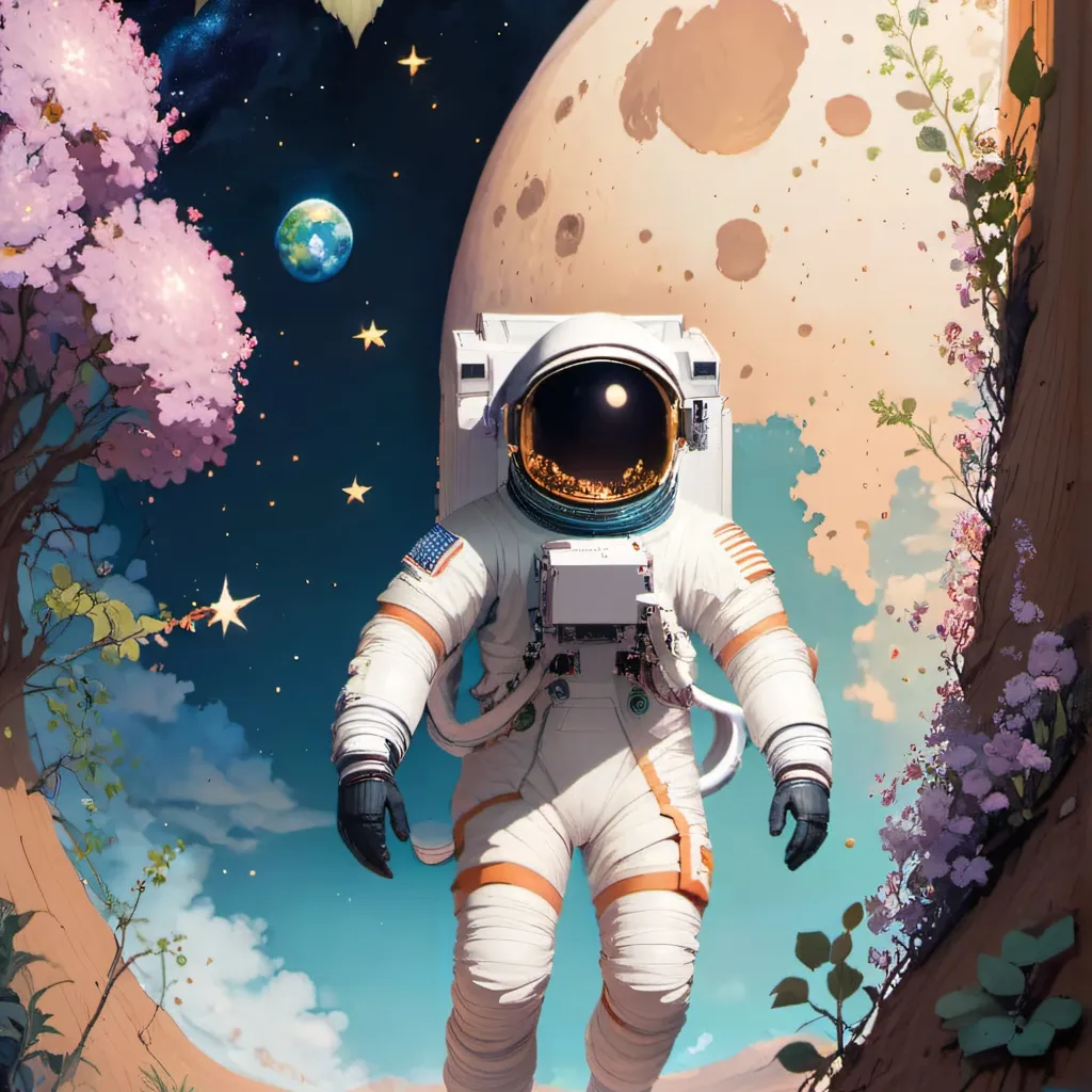 chat with ai character: im a  astronaut