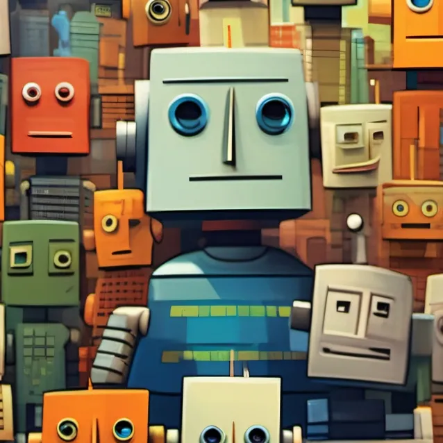 chat with ai character: girl robot