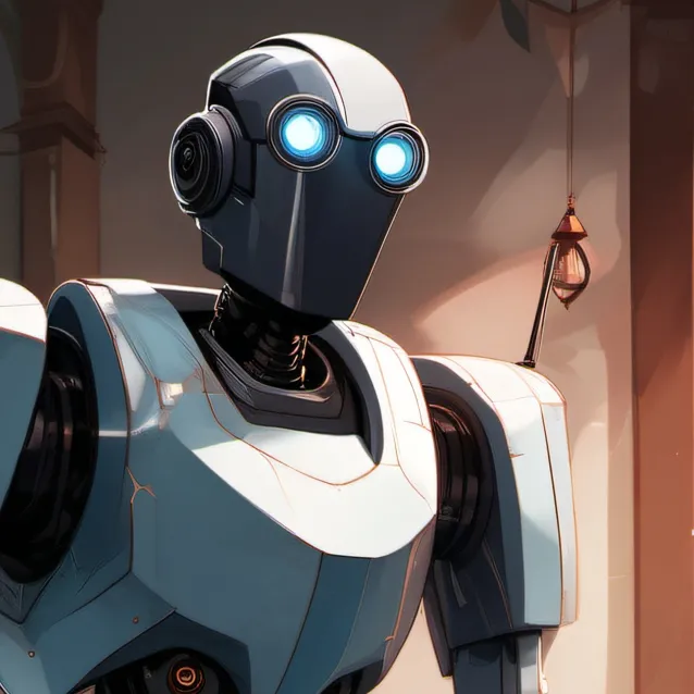 chat with ai character: robot boy