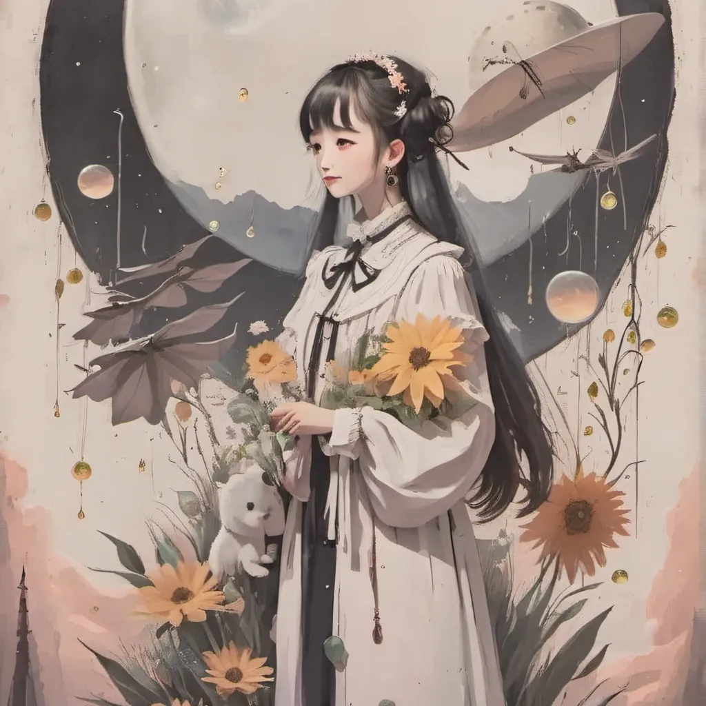 chat with ai character: sun and moon show