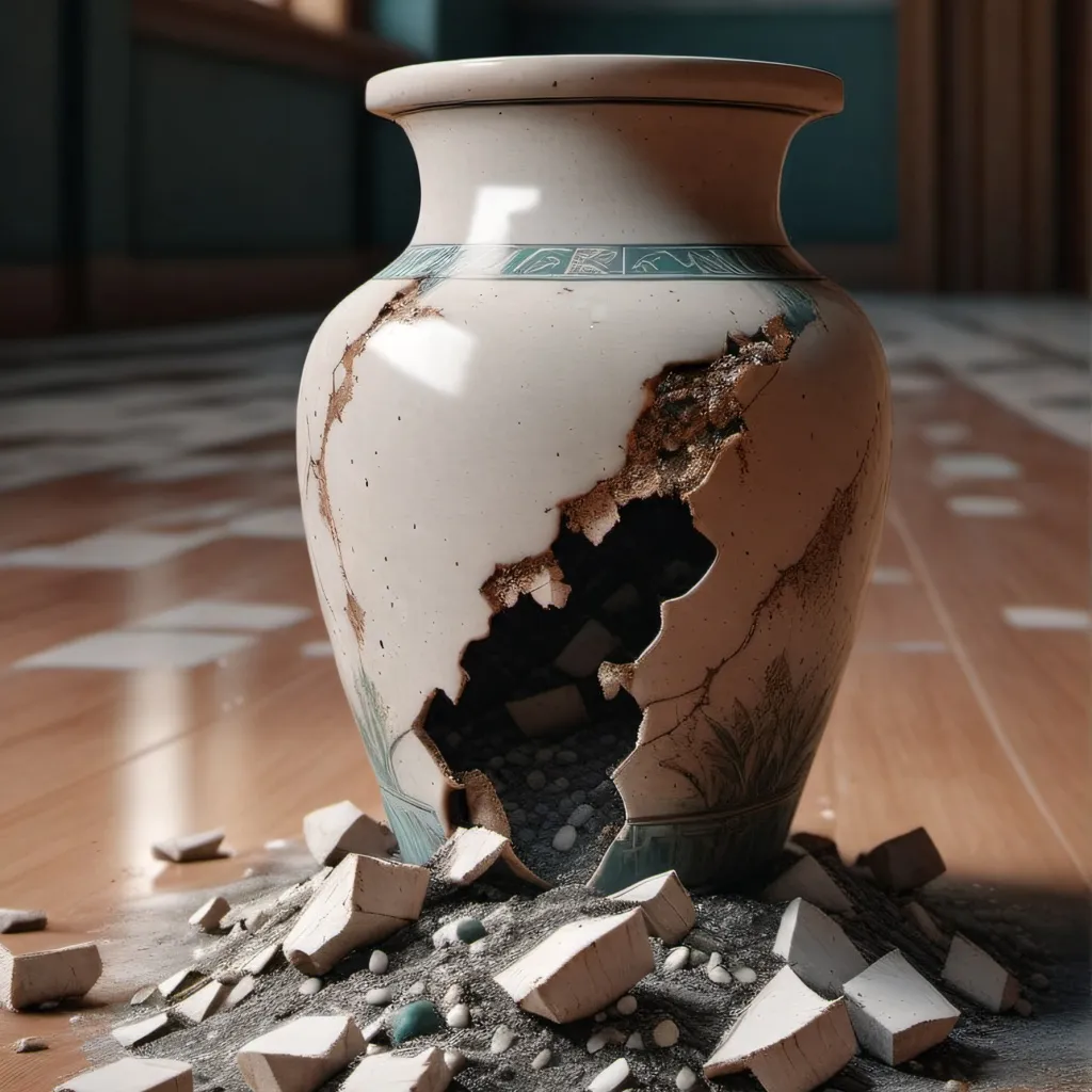 chat with ai character: vase full of ashes