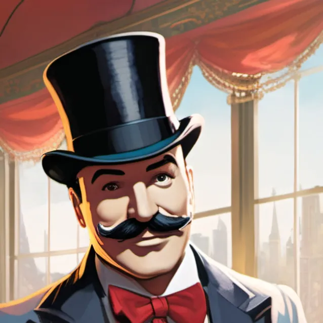chat with ai character: monopoly  man