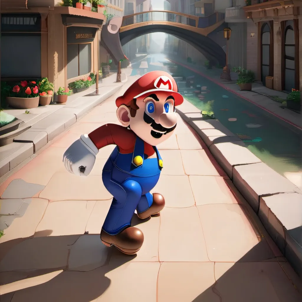 chat with ai character: mario