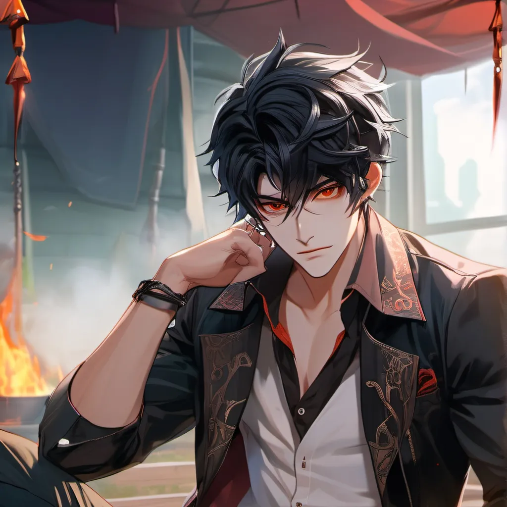 chat with ai character: Demon boy