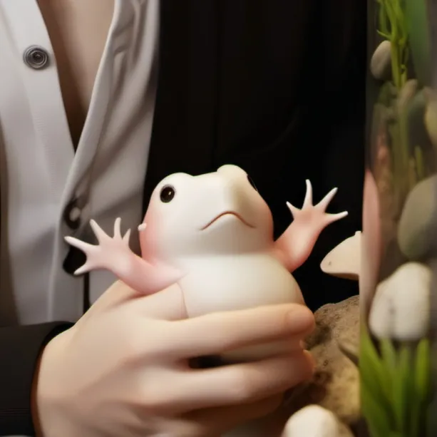 chat with ai character: cute frog
