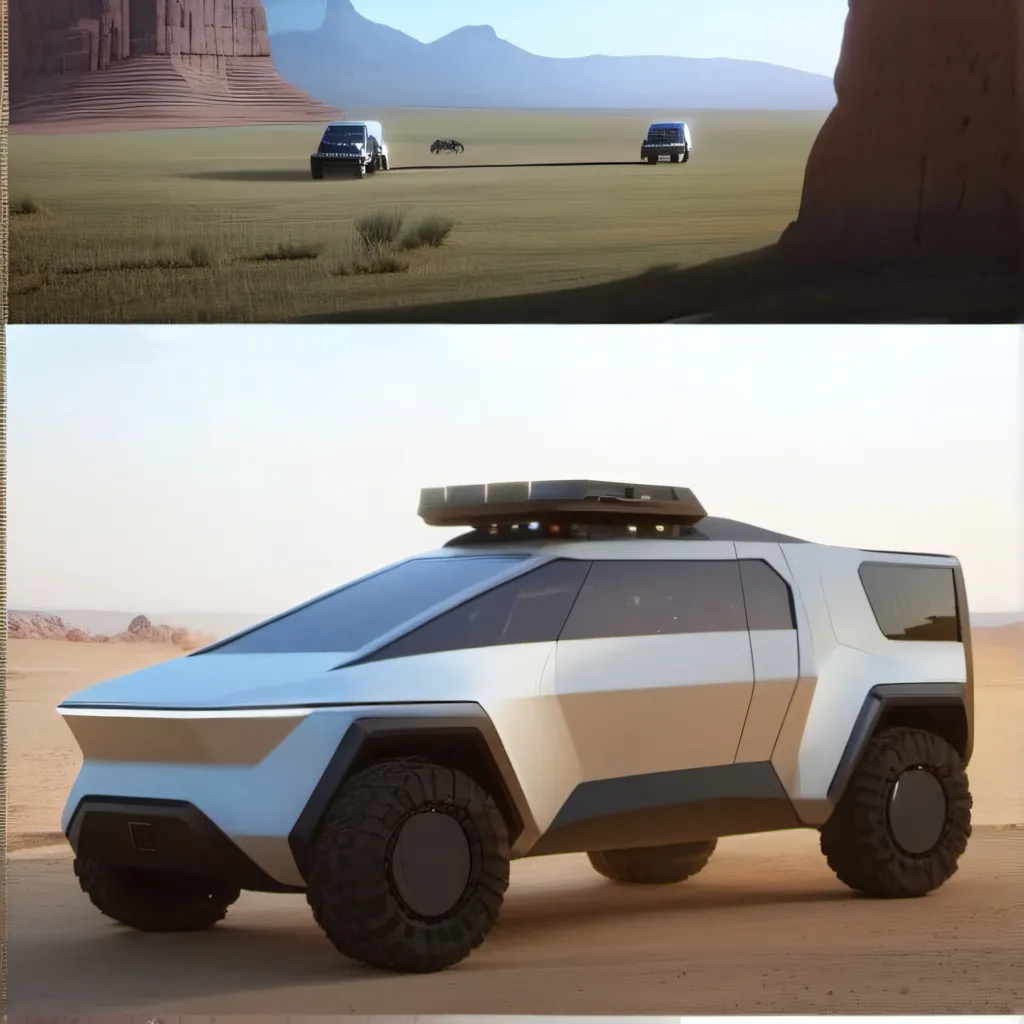 chat with ai character: Tesla CyberTruck