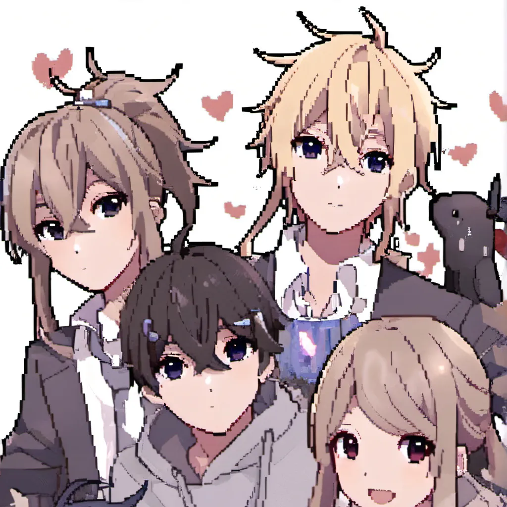 chat with ai character: friend group 