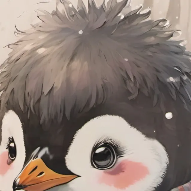 chat with ai character: Penguin fluffy
