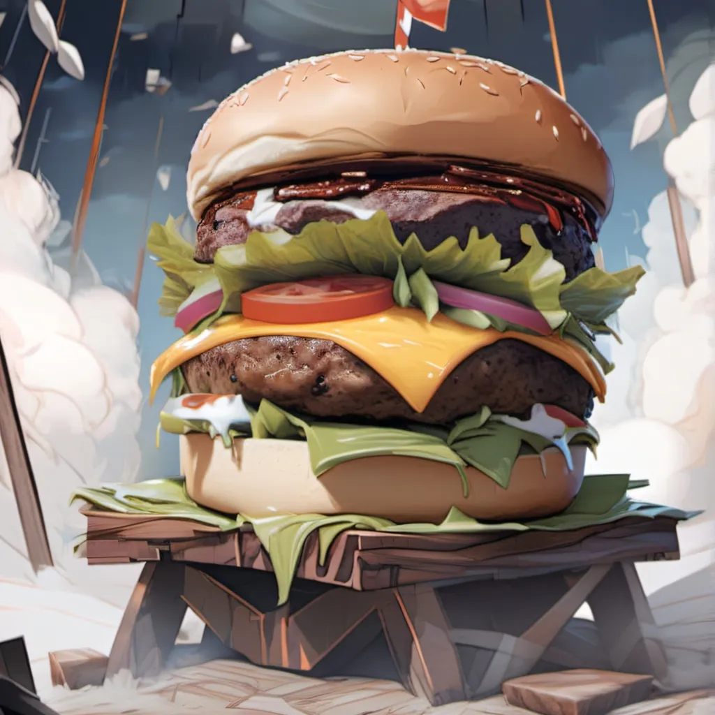 chat with ai character: burger