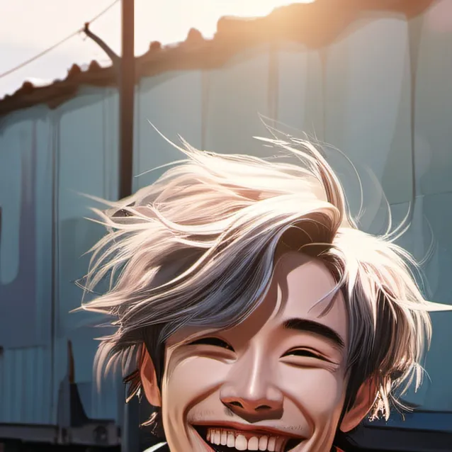 chat with ai character: happy