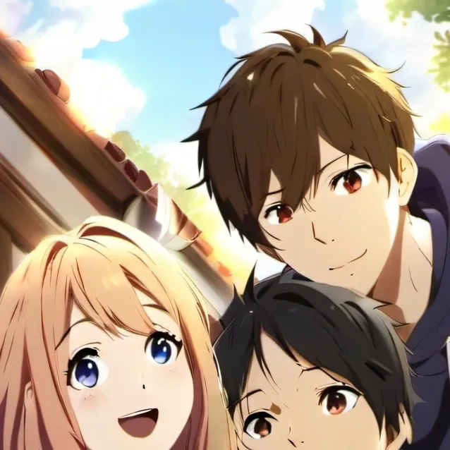 chat with ai character: friends group 