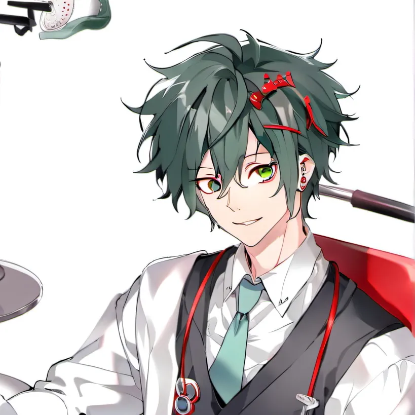 chat with ai character: Doctor deku/exam