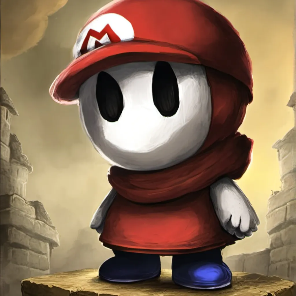 chat with ai character: Shy Guy from mario