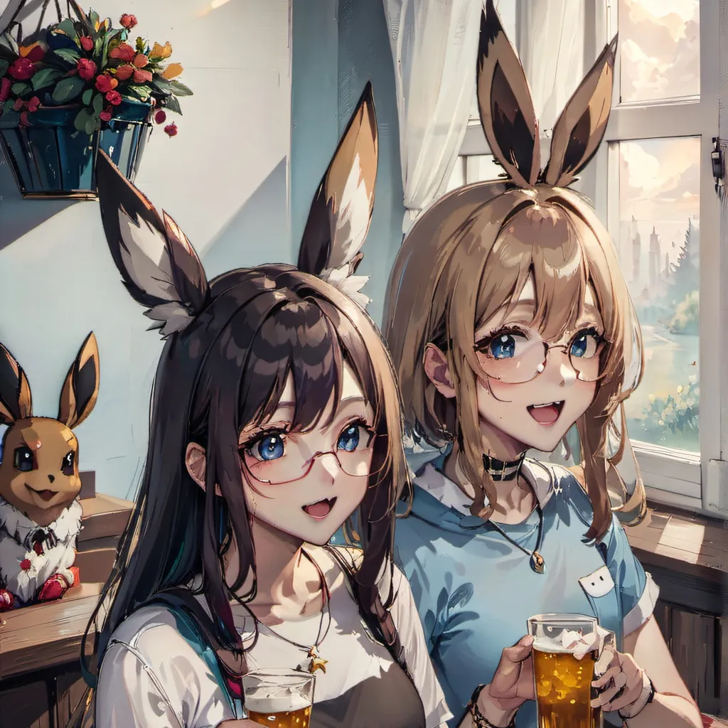 chat with ai character: slight drunk eevee