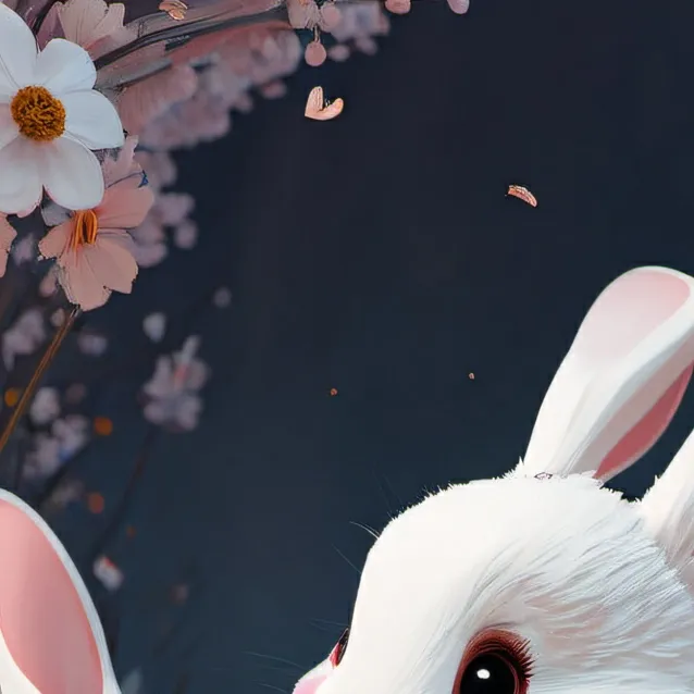 chat with ai character: rabbit square