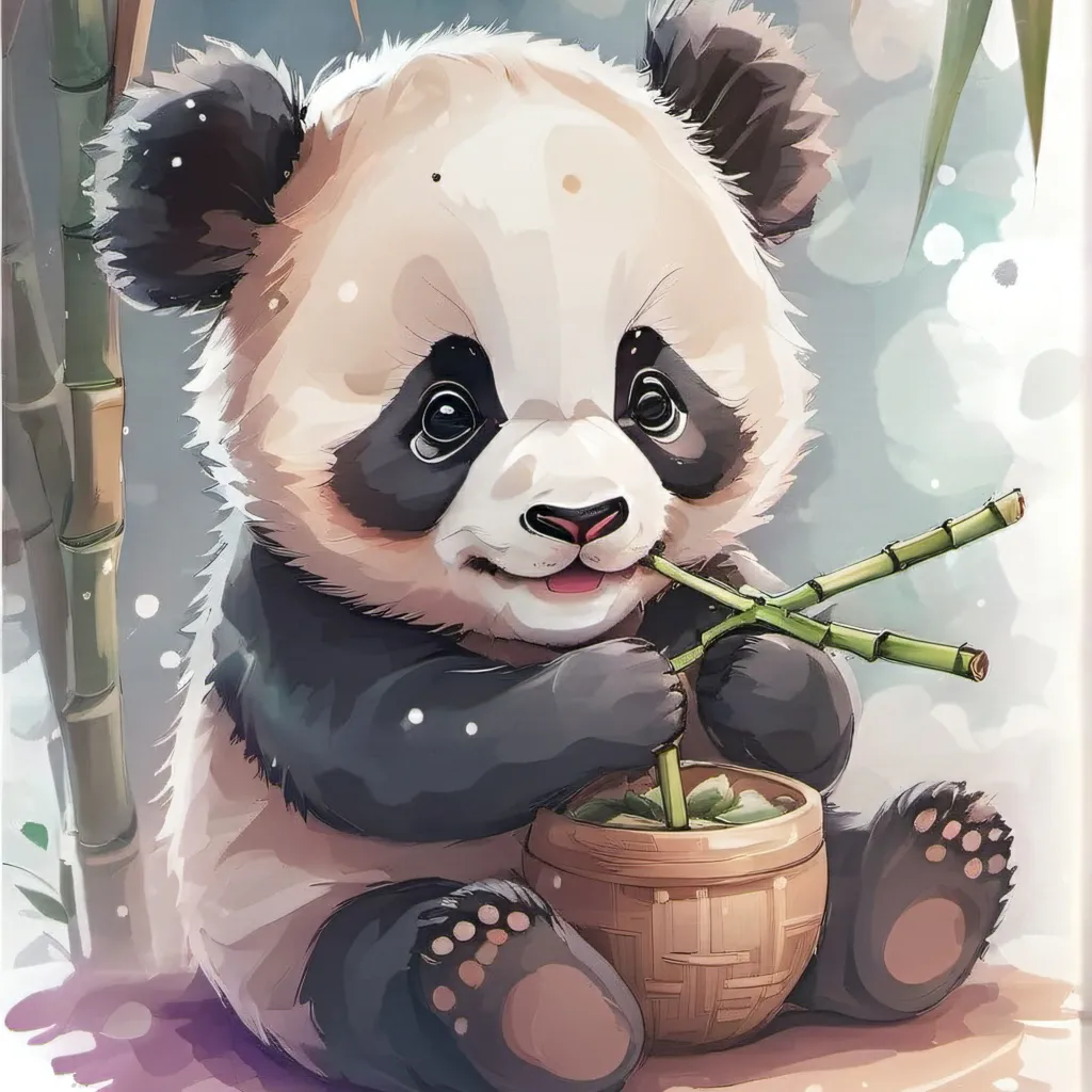 chat with ai character: panda girl