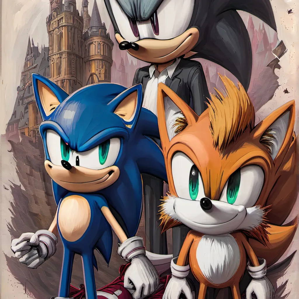 chat with ai character: sonic, tails, amy.