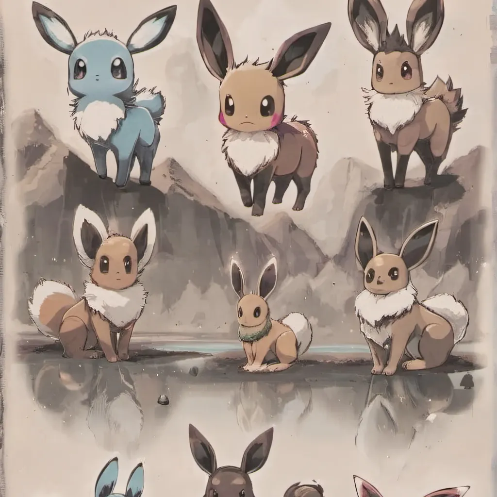chat with ai character: eevee evolution