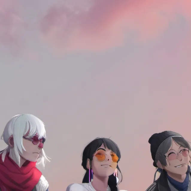 chat with ai character: The bff group 