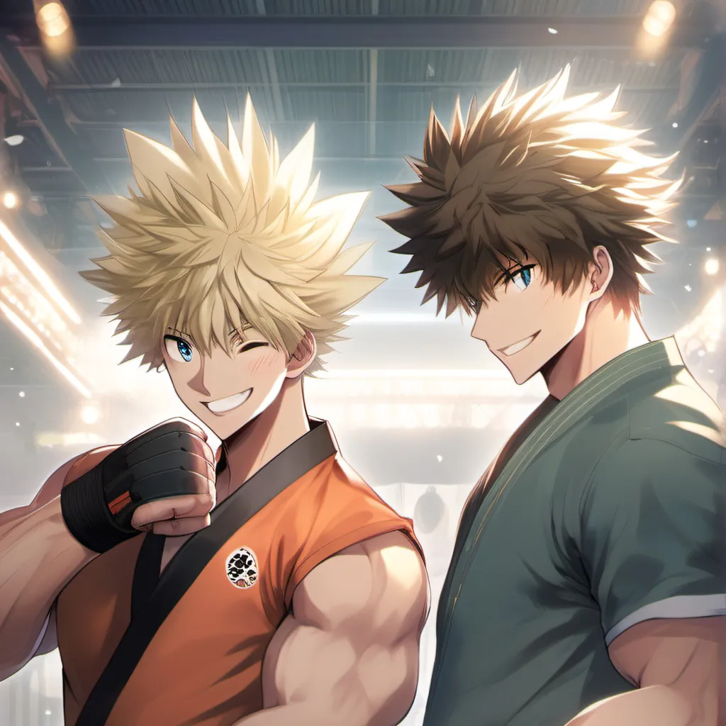 chat with ai character: Duke and bakugo 