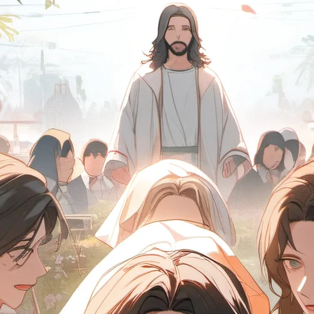 chat with ai character:  Jesus Christ 